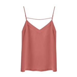 Cuyana silk cami blush pink XS